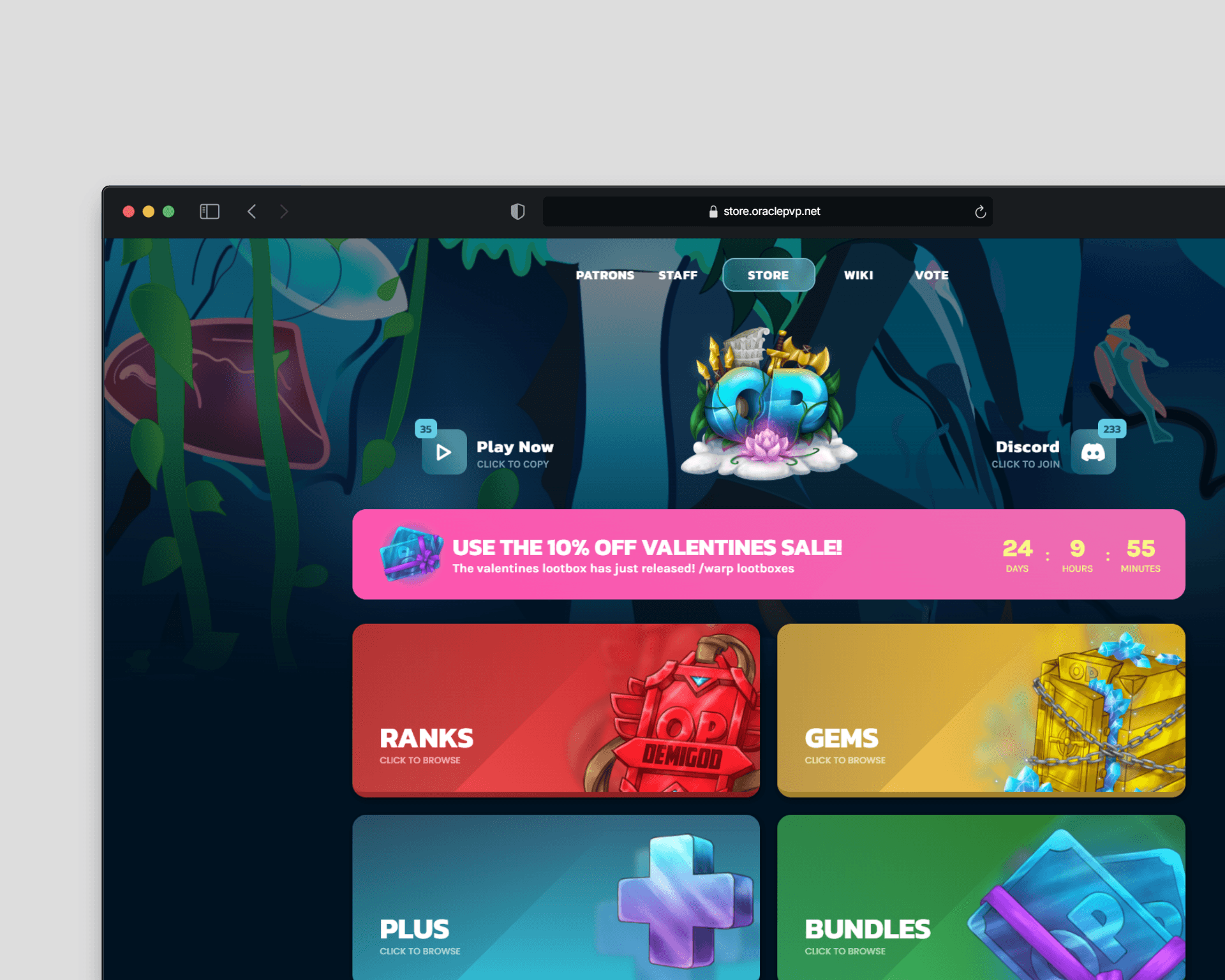 OraclePvP project preview