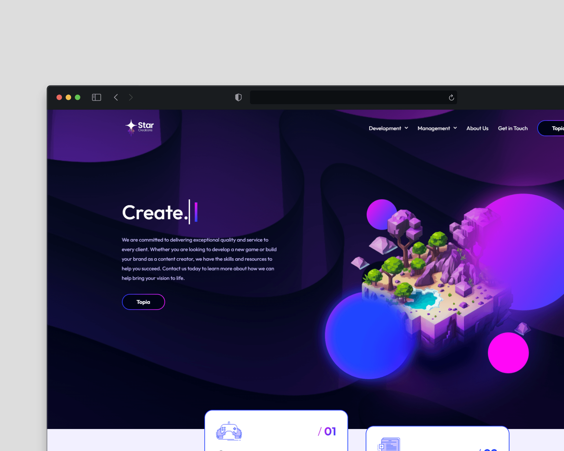 Star Creations project preview