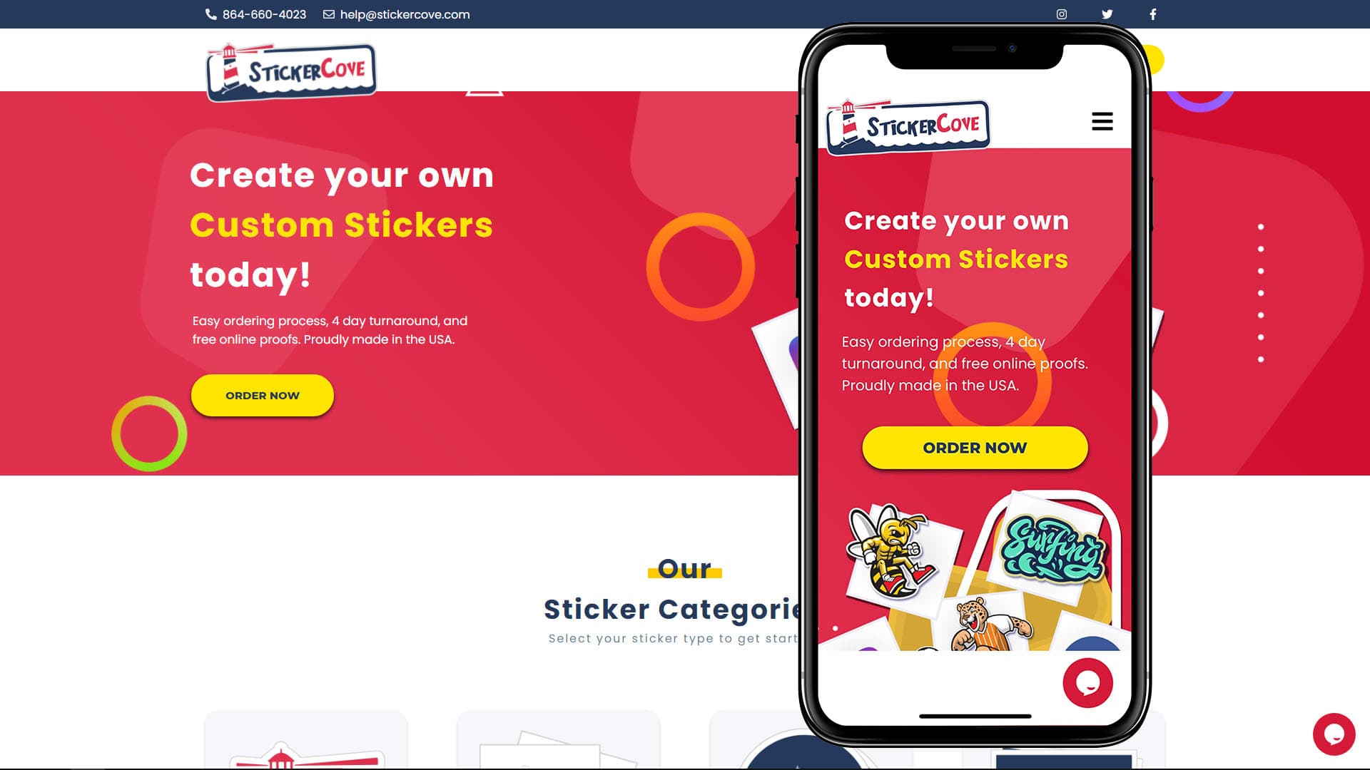 StickerCove project preview
