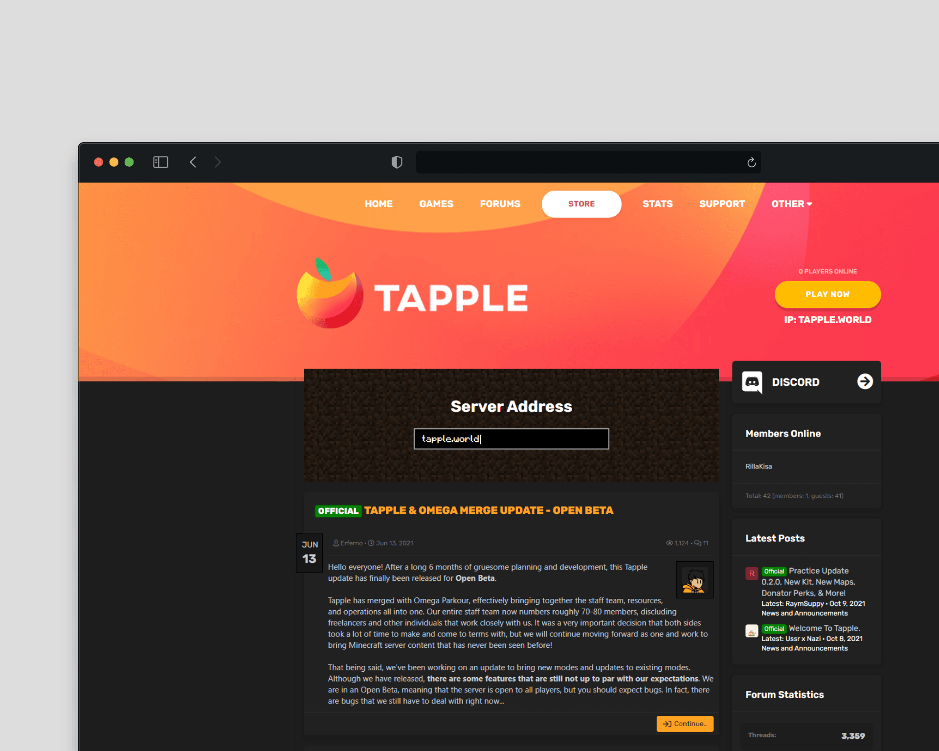 Tapple project preview